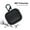 black, variant on Dteck for Apple Airpods 3rd 2021 Premium Faux Leather Case with Front LED Visible, Protective Skin Portable Shockproof Shell Support Wireless Charging Dust/Dirt Proof Cover - Black
