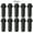 4mm - black, variant on 10pcs 3/4/5mm Cable Gland Connector Rubber Strain Relief Cord Boot Wire Sleeve 5mm - black