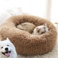 thumbnail image 1 of TopLLC Lit pour Chien Mode Chenil Petit Animal Chiot Lit Rond Maison Coussin Doux et Chaud, 1 of 2