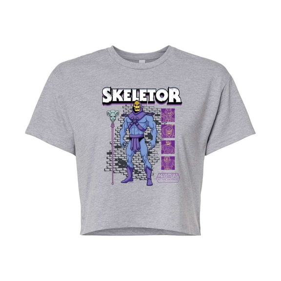 He-Man Masters of the Universe - Skeletor - Juniors Cropped Graphic T-Shirt