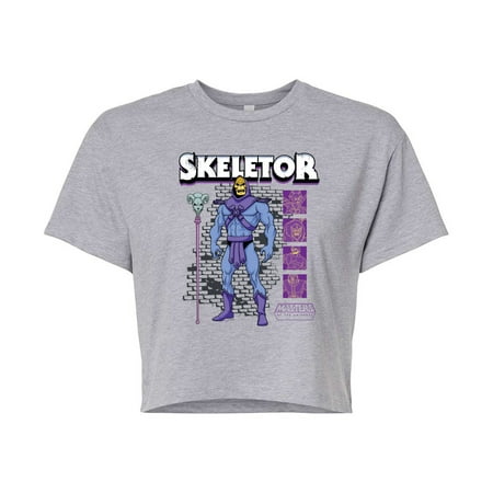 He-Man Masters of the Universe – Skeletor – Juniors Cropped Graphic T-Shirt