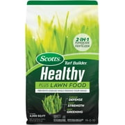 Scotts Turf Builder Healthy Plus Lawn Food, 2-in-1 Fungicide and Fertilizer, 4,000 sq. ft., 13.70 lbs.