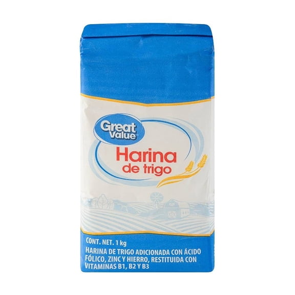 Harina de trigo Great Value 1 kg