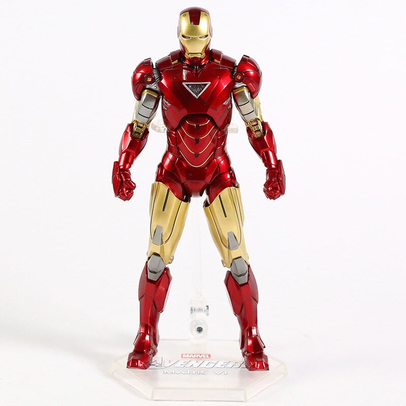 NEUF ZD-MK6: ZD Toys Marvel Iron Man Mark 6 Mark VI 7 Pouces Figurine Articulée EUR 28,12 - Foto 5