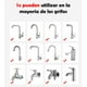 thumbnail image 3 of Adaptador De Grifo Flexible Vimi Extensor Lavaplatos Y Fregaderos, 3 of 10