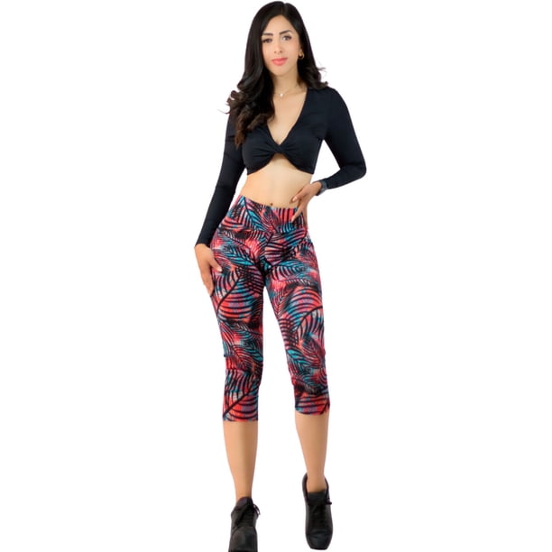 Legging Mujer Capris Bermuda Mallones Leggins Mayon Mallas UNITALLA