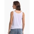 thumbnail image 6 of Women V Neck Tank Tops Summer Sleeveless Casual Tops Loose Fit Banded Bottom Shirts, 6 of 6