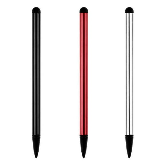 Teissuly 3Pcs Capacitive and Resistive Stylus Pen Universal High Sensitive & Precision Capacitive Disc Tip Touch Screen Pen Stylus, 2in1 Touch Screen Pen Fits for Tablet Phone PC