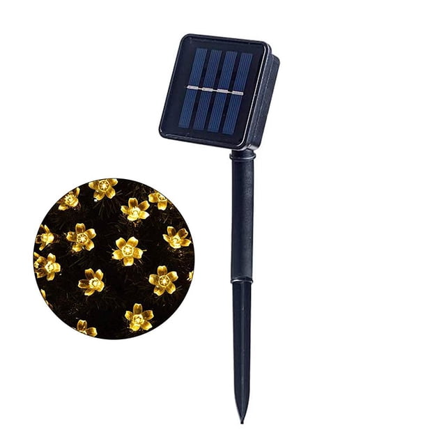 Luces Solares Impermeable Para Exteriores, Guirnalda De Luces De Flores, 8 Modos, Luces Colgantes Para Jardín, Terraza, Patio Yuarrent HA039808-03