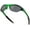 Green - Black | Smoke, variant on Kids Sunglasses - Age 2-6 Half Frame Wrap Around Sun Glasses for Boys and Girls - Little Girl and Little Boy Sunglasses for Outdoor Activities with UV400 Protection - Toddler Sports Shades