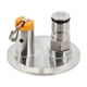 thumbnail image 1 of Tapa de extremo de abrazadera con poste de gas Prv y bloqueo de bola, accesorios secos, accesorio de cerveza resistente, compacto y fácil de instalar, 1 of 9