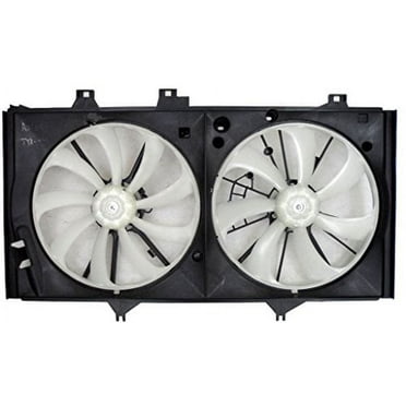 Dual Radiator and Condenser Fan Assembly - Pacific Best Inc. Fit/For TO3115169 12-17 Toyota Camry 2.5L Fits select: 2012 TOYOTA CAMRY BASE/SE/LE/XLE, 2014 TOYOTA CAMRY SE/XLE
