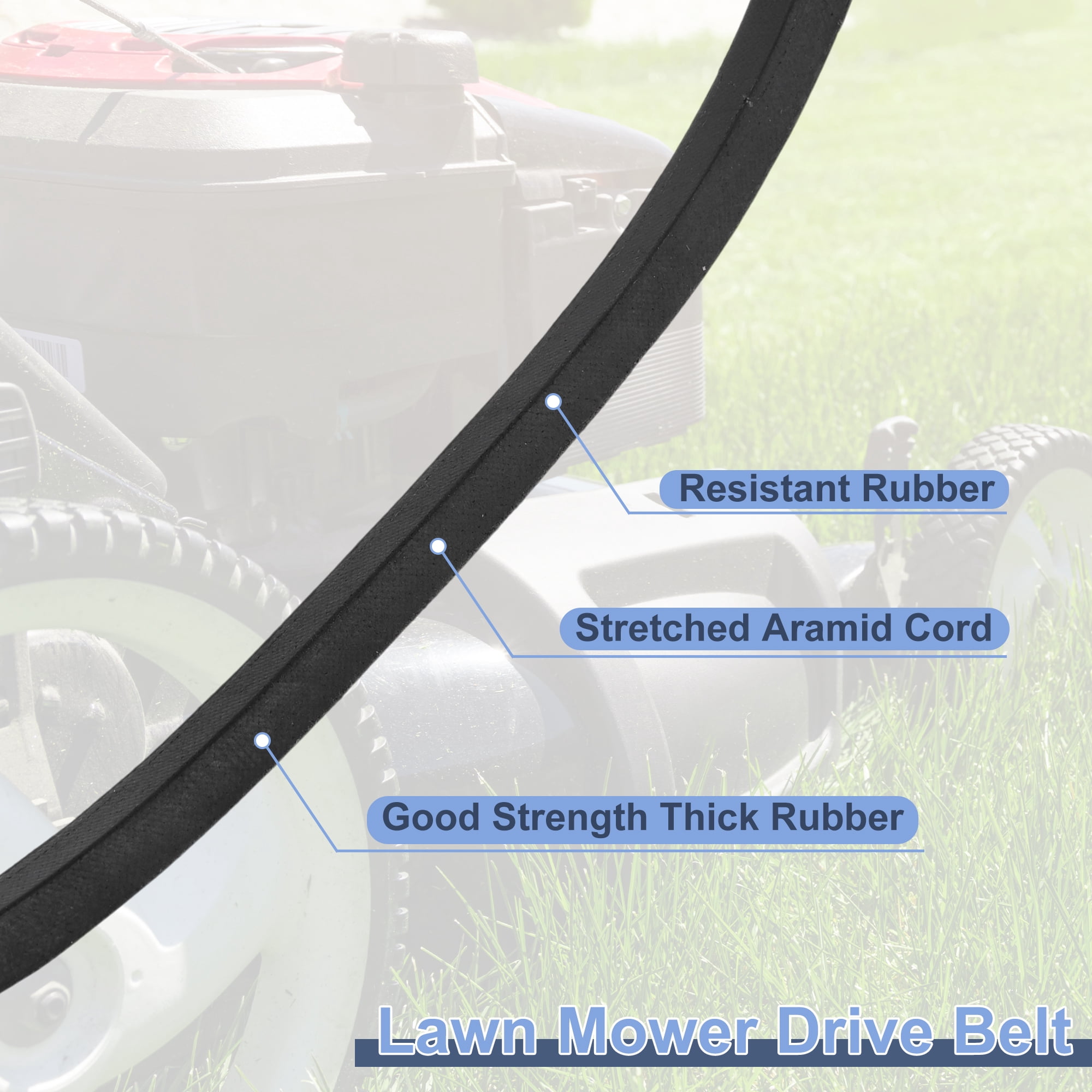 Unique Bargains Lawn Mower Deck Belt for TimeMaster Series 30" Mower V-Belt