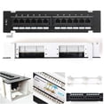 thumbnail image 4 of Kit d'Outils Réseau 2X Panneau de Patch CAT6 12 Ports RJ45 Support Mural avec Support Mural, 4 of 6