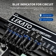 thumbnail image 4 of Fuente de alimentación para pedal de guitarra LEKATO, 12 puertos aislados, 9 V/12 V/18 V, 4 of 6