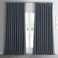 thumbnail image 1 of ZMLEVE Extra Wide Faux Linen Room Darkening Curtain (1 Panel) 100 X 84, BOCH-LN21330-84-DW, Reverie Blue, 1 of 7