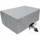 thumbnail image 1 of Funda para muebles de exterior, lona impermeable, resistente al viento y anti-UV, funda protectora rectangular de tela Oxford 210D plateada - 120 x 120 x 74 cm, 1 of 5