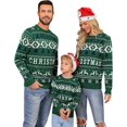 thumbnail image 1 of Quenteen Chandails de Noël Col Rond Chandails Moches Tenues Assorties pour la Famille, 1 of 7