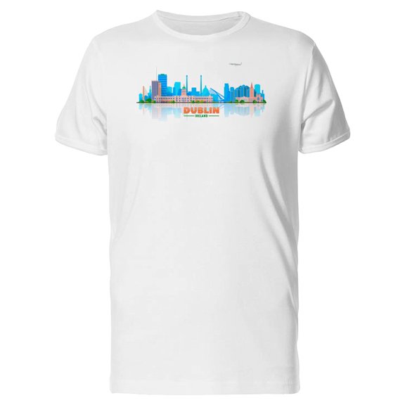 City Of Dublin Illustration Tee Men's -Image by Shutterstock