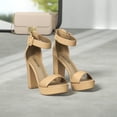 thumbnail image 2 of Sandalia DREAM PAIRS HI-LO Plataforma Tacón Nude Talla 5.5, 2 of 8