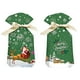 thumbnail image 4 of 50pc Navidad bolsa regalo con cordón, bolsa de metal de aluminio, bolsa de regalo de Navidad, bolsa de metal desechable, bolsa de metal para fiesta, bolsa de metal para hogar, bolsa de metal fácil, 4 of 8