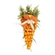 thumbnail image 1 of Guirnalda de primavera con tulipanes, zanahorias y flores para Pascua, con lazo, adorno colgante Grande, 1 of 9