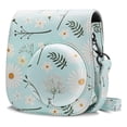 thumbnail image 1 of PU Leather Camera Case for Fujifilm Instax Mini 11 Instant Camera with Adjustable Strap and Case (Chrysanthemum), 1 of 6