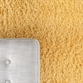 thumbnail image 4 of Unique Loom Davos Shag Collection Area Rug - Solid (10' x 14' 1" Rectangle Sun Yellow), 4 of 7