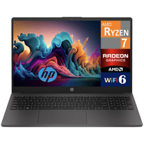 HP 255 Business Laptop 15.6in FHD Display (AMD Ryzen 7 7730U, 64GB DDR4, 1TB PCIe SSD, AMD Radeon, WiFi 6, Webcam, Bluetooth 5.2, Win 11 Home)