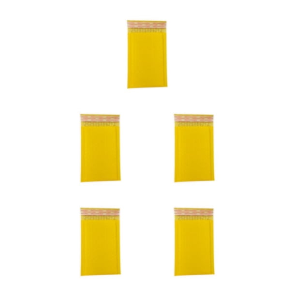 Naiovety Paquete de 30 piezas de sobres para envíos de burbujas, sobres de entrega confiable con forro de burbujas, amarillo Type2 NO2