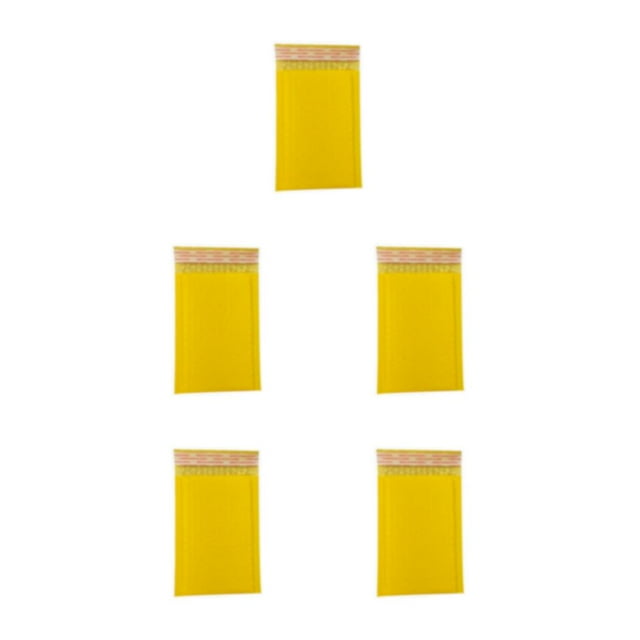 Naiovety Paquete de 30 piezas de sobres para envíos de burbujas, sobres de entrega confiable con forro de burbujas, amarillo Type2 NO2