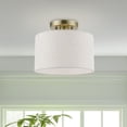 thumbnail image 5 of Livex Lighting - Blossom - 1 Light Small Semi-Flush Mount In Transitional, 5 of 11