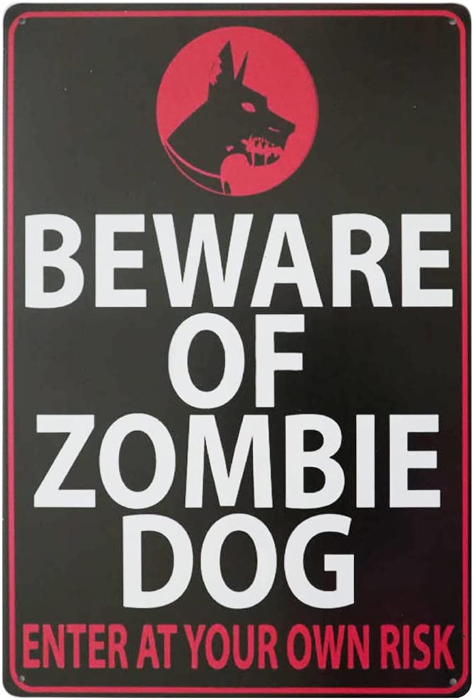 dog on premises sign walmart