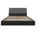 thumbnail image 2 of Nexera Porter 2-Piece Floating Platform Bed Set, Black, Queen, 2 of 6