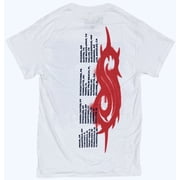 Slipknot Men's Officially Licensed Rare Concert Tour 2021 Knotfest Tee T-Shirt (-Large, White)