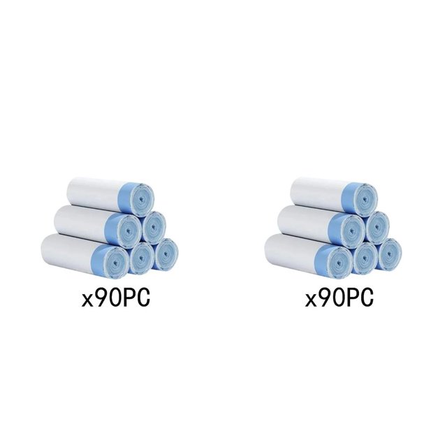 Dsseng 90 Count Extra Large Cat Litter Box Liners Cat Litter Waste Receptacles Bags for Cleanpethome Self Cleaning Cat Litter Box Drawstring Heavy Duty Cat Litter Trash Bags 3PCS