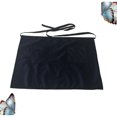 thumbnail image 3 of unbranded Delantal De Trabajo Impermeable Negro Con Bolsillos Para Cocina Y Restaurante, 3 of 8