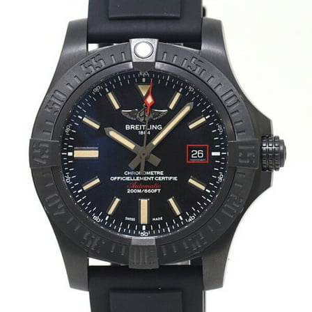 Pre-Owned Breitling Avenger Blackbird V17311 Men's Automatic Watch with Black Dial (Good)