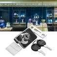 thumbnail image 2 of Glass Cabinet Double Door Lock Display Cabinet Lock No Opening With Key No-opening Display Cabinet Mobile Phone Counter Locks, 2 of 12