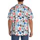 thumbnail image 3 of Balery Sport Items Camisa Casual de Manga Corta con Botones para Hombre, Texturizada, Estilo Cubano, para Playa, Verano-XX-Large, 3 of 5