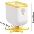 thumbnail image 2 of 2pcs Storage Rotating Rack,Wall-Mounted Cutlery Rack Dry Drain Basket,6-Jaw 360Rotating Hook,Powerful Weighing,Seamless Paste, 2 of 5