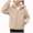 Khaki, variant on Kids Zip Up Hoodie School Uniform Boys Girls Zipper Sweatshirt Oversized Y2K Fall Hooded Jackets Preppy Clothes(15-16 Years,Pink)