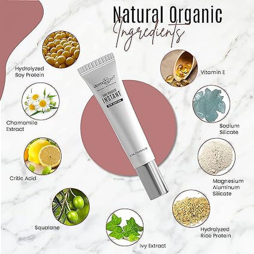 Dermaxgen Instant Eye Bag Cream, 12 mL  Anti-Aging Under-Eye Cream to Help Reduce the Appearance of Puffiness, Dark Circles & Fine Lines