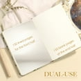 thumbnail image 4 of ipoul Small Journal for Women, Flower Notebook, B6, 5x7, Ruled Notebook & Blank Sketchbook, Hardcover, Lay Flat, White Gardenia, 4 of 9