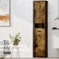 thumbnail image 7 of Vintage Narrow Storage Cabinet with 1 Drawer and 7 Storage Areas - Multipurpose for Multiple Room Scenarios, 7 of 7