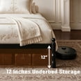 thumbnail image 6 of Apextella 12 in King Heavy Duty Metal Platform Bed Frame, Anti-Slip, No Box Spring Needed, Underbed Storage, Black, 6 of 9