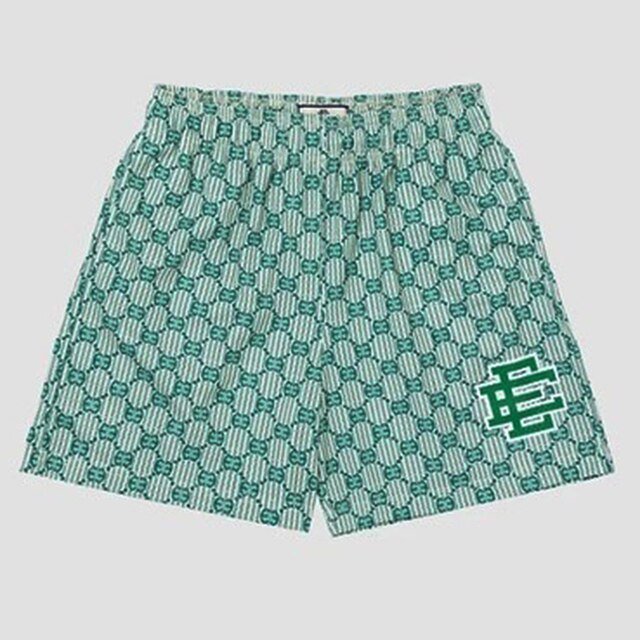 Pantalones cortos de fitness para hombre, pantalones de entrenamiento de baloncesto, pantalones de chándal de malla transpirable, pantalones de playa, tendencia urbana, Eric Emanuel EE Fivean unisex