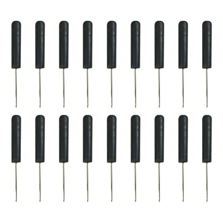 IDEANATEGRATE Bulletin Board Thumbtacks Positioning Pin Black Plastic 50Pcs