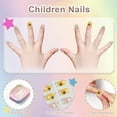 thumbnail image 3 of 6 sets Children Nails Kids Fake Nails Short Full Cover False Fingernails Lovely Gift for Girls, 3 of 5