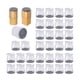 thumbnail image 1 of Protectores de silicona transparente para patas de silla con almohadillas de fieltro, 32 piezas, protegen los pisos de madera contra rayones, 1 of 6